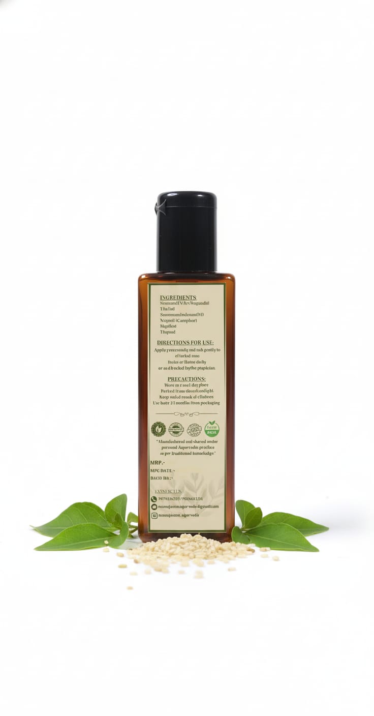 1) Vednastra Pain Relief Oil (with Nirgundi & Sesamum-100ml)